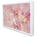 Ver imagem 2 de Quadro Decorativo Abstrato Mármore Suave em Moldura Caixa Tacolado Moldura Trad 1cm Branca com Vidro