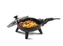 Ver imagem 1 de Elite Gourmet Frigideira Elétrica Compacta 7" Antiaderente com Tampa (preto)
