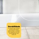 Ver mais imagens de Mosquiteira Porta Abrir Branca 1,00x2,10m com Tela Resistente À Pet