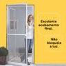 Mosquiteira Porta Abrir Branca 1,00x2,10m com Tela Resistente À Pet - 4