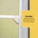 Ver imagem 6 de Mosquiteira Porta Abrir Branca 1,00x2,10m com Tela Resistente À Pet