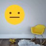 Adesivo de Parede Emoji Sem Graça - 2
