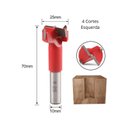 Ver imagem 1 de Broca Forstner Profissional Sentido Esquerda - Furo Não Passante - Haste 10mm para Cnc e Furadeira M