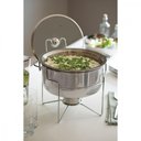 Ver imagem 4 de Rechaud Banho-maria Tramontina em Inox 4,3 L com Fogareiro