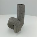 Ver imagem 4 de Vaso Decorativo Enfeite Casa Nó Home&Co Resina 30x19x17cm Marrom