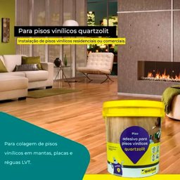 Cola Adesivo para Piso Vinílico Quartzolit - 4kg - 4