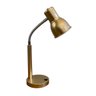 Abajur Luminária de Mesa Flexível Dourado para Leitura, Sala, Cabeceira Quarto, Escritório, Casa - 5