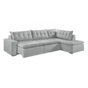 Ver imagem 4 de Sofá Retrátil 7 Lugares 356cm com Chaise a Direita de 91cm Presidente