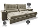 Ver imagem 3 de Sofá Bergamo 2,90m Retrátil e Reclinável Veludocristal Fendi - Netsofas