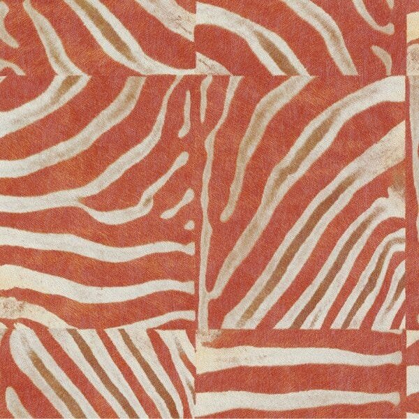 Papel de Parede Natural Moderno Animal Print Zebra Mambo Finottato - Rolo de 10m - 1