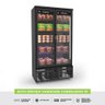 Auto Serviço Vanguard Congelados 2 Portas Aquecidas -18 ºc Asvcg2ppp Preto/preto 220v - Refrimate - 3