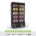 Ver imagem 3 de Auto Serviço Vanguard Congelados 2 Portas Aquecidas -18 ºc Asvcg2ppp Preto/preto 220v - Refrimate