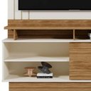 Ver imagem 4 de Estante Painel Home para Tv 55" Goiás Off White/amêndoa- Mabe Magazine