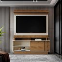 Ver imagem 1 de Estante Painel Home para Tv 55" Goiás Off White/amêndoa- Mabe Magazine