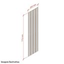 Ver imagem 2 de Kit 12 Painel Ripado Mdf 6mm Premium Alto Padrão 77x20cm