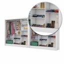 Ver imagem 7 de Closet Casal Duplo Fortaleza 6 Portas Premium 12 Prateleiras