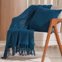 Ver imagem 2 de Manta Decorativa Atacama New 160x220cm Azul Cobalt