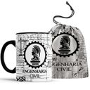 Ver imagem 1 de Caneca Engenharia Civil com Saquinho