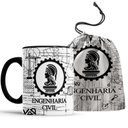 Ver imagem 1 de Caneca Engenharia Civil com Saquinho