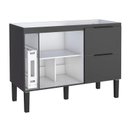 Ver imagem 2 de Gabinete de Cozinha Preto em Madeira 114cm Cisne Cozimax