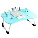 Ver imagem 1 de Mesa Dobrável Notebook MDF Suporte Portátil Luz Ventilação
