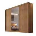 Ver imagem 2 de Guarda Roupa Casal com Espelho 3 Portas 8 Gavetas - Logan-cumaru - Móveis Novo Horizonte