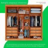 Guarda-roupa Casal 6 Portas 6 Gavetas Granada Mdf Sallêto Cinamomo com Off White - 10