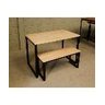 Mesa Estilo/Modelo Industrial com 1 banco (1,20 x 0,80) - 6