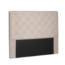 Ver imagem 1 de Cabeceira Tania Para Cama Box Queen 160 cm Suede Bege - D’Rossi