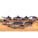 Ver imagem 1 de Kit 13 Panelas Rose Moderno Sofisticado Antiaderente Teflon