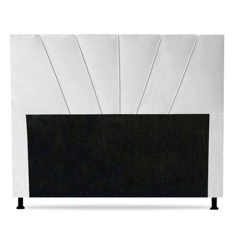 Cabeceira Cama Box Casal Dallas 140Cm Corano Branco - Abmaza