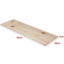 Ver imagem 2 de Tábua Aplainada de Madeira Maciça de 28 X 95 Centímetros - Pensemadeiras - Única Único