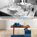 Ver imagem 4 de Jogo Toalhas de Banho e Rosto Romance C/ 5 Pçs Super Luxo Gigante Grossa:azul