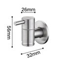 Ver imagem 3 de Torneira Inox c/ Saída p/ Máq. de Lavar Louças/Roupas Link Doan NOX13