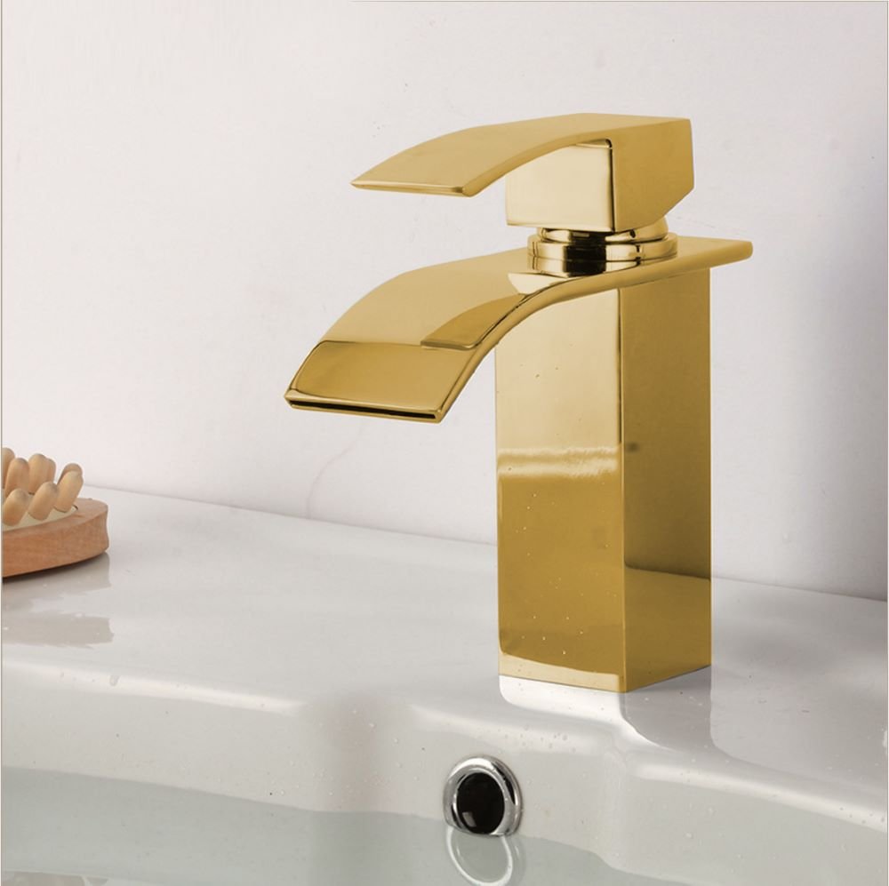 Torneira Banheiro Lavabo/banheiro Monocomando Berlim Gold/dourada- Demima - 2