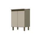 Ver imagem 1 de Balcão 60cm com Tampo 2 Portas Connect Henn - Duna/cristal