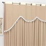 Cortina para Varão Simples 2,00M x 1,70M Maya 01 Peça Ryan - Bege - 2