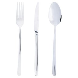 Faqueiro 54 Peças de Aço Inox com Caixa Litografada Viena - 1
