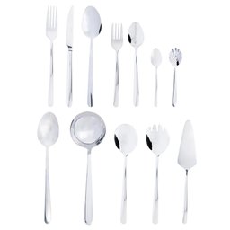 Faqueiro 54 Peças de Aço Inox com Caixa Litografada Viena - 2