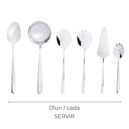Faqueiro 54 Peças de Aço Inox com Caixa Litografada Viena - 4