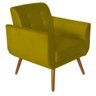 Poltrona Agata Suede Amarelo - 1
