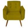 Poltrona Agata Suede Amarelo - 3
