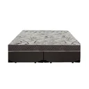 Ver imagem 1 de Cama Box Queen Colchão Mola Bonnel Belos Sonhos + Box Sintético 67x158x198:Branco