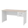 Mesa de Escritório 1.40x60 com Gaveteiro Tampo 30mm - Branco/dubai - 5