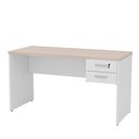 Ver imagem 5 de Mesa de Escritório 1.40x60 com Gaveteiro Tampo 30mm - Branco/dubai