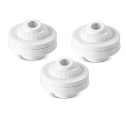 Três Dispositivos Retorno Abs Encaixe 50mm Para Piscina Nautilus - 1