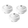 Três Dispositivos Retorno Abs Encaixe 50mm Para Piscina Nautilus - 1