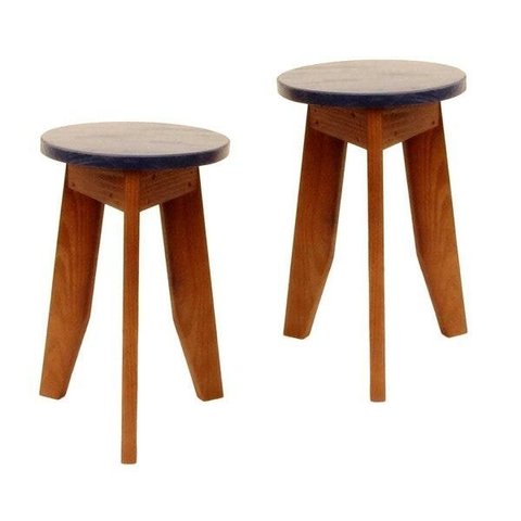 Conjunto 2 Banquetas Colorido Suze