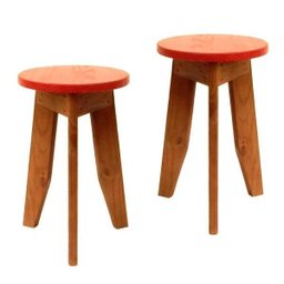 Conjunto 2 Banquetas Colorido Suze - 1