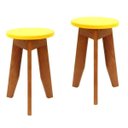 Ver imagem 1 de Conjunto 2 Banquetas Colorido Suze